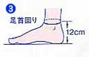 3.足首回り